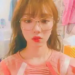  小清新少女头像粉色系真人图片粉红可爱系女生头像