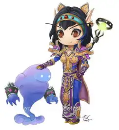 美国女玩家原创超萌系角色插画17173魔兽世界专区 美国女玩家原创超萌系角色插画17173魔兽世界专区