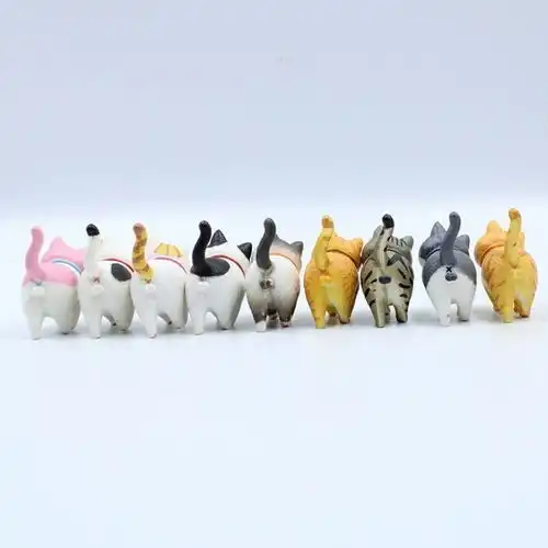 仿真猫咪可爱的小猫咪玩具盲盒手办二次元少女心礼物盲盒猫咪摆件