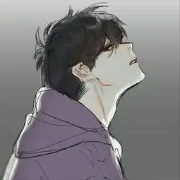  颓废个性男生动漫小丑头像我在哭你却以为我在演戏