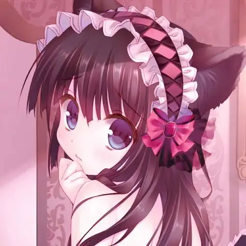  粉色系漫头女