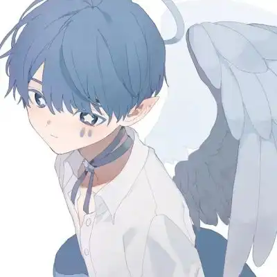 一组蓝色系男生手绘头像 一组蓝色系男生手绘头像