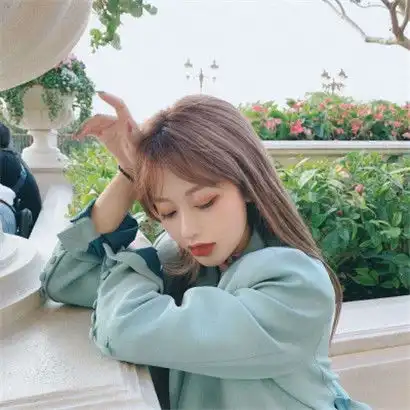  女生qq头像绿色系,干净唯美可爱一点的女生