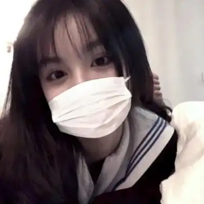 微信头像女生戴口罩