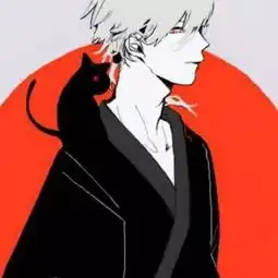  樱奈红色系动漫男生头像