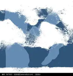 蓝色系布料不规则图 蓝色系布料不规则图