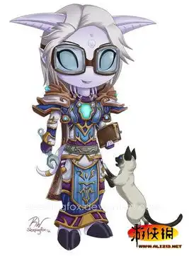 美国女玩家原创超萌系魔兽世界角色插画赏 美国女玩家原创超萌系魔兽世界角色插画赏