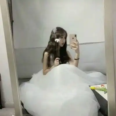  女生婚纱头像2020穿婚纱的女生头像