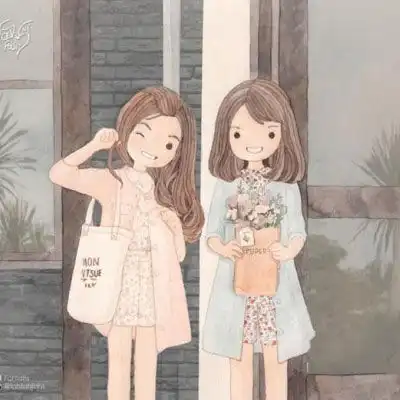  粉色系女生头像动漫萌二次元少女心头像系列