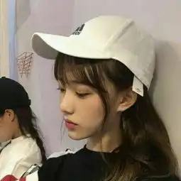 甜美系女头像侧脸可了
