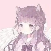  猫耳动漫头像女白色系萌的猫耳女生动漫头像