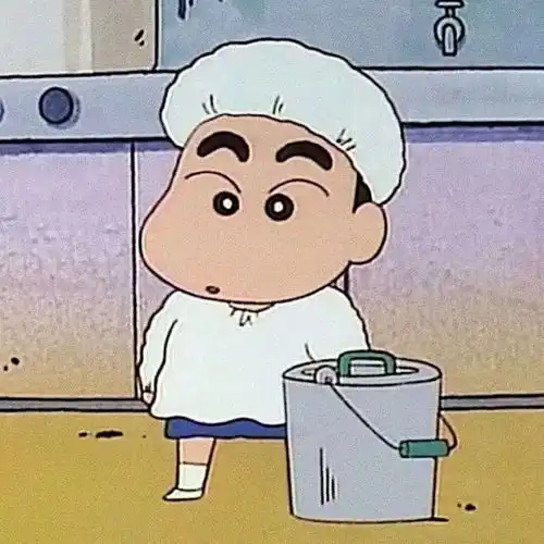 蜡笔小新遛狗情侣头像