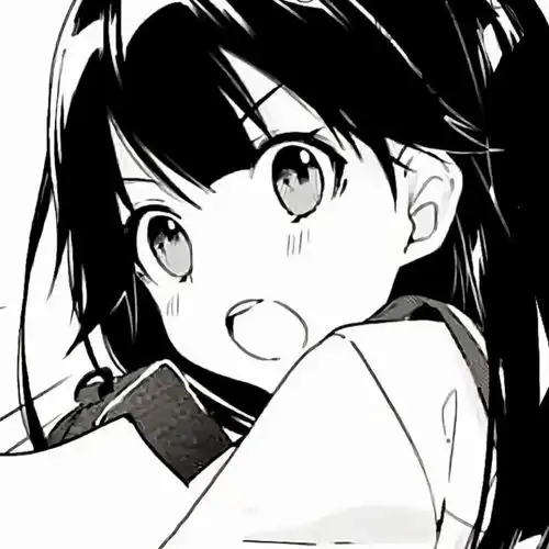  黑白漫画风女头繁华落尽与君同细水长流共君语