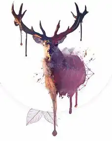  谁有这张图片的鹿的头像,高清的,跪求,谢谢