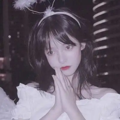  粉色控韩系少女头像2020新款高清真人软妹头像