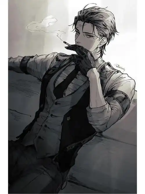  斯文败类禁欲系男生头像动漫