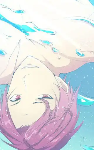  游泳美男松冈凛手机壁纸