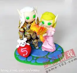 美女玩家软陶小白的萌系魔兽世界系列作品 美女玩家软陶小白的萌系魔兽世界系列作品