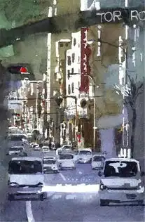  他把每一个日常场景都画出了意境