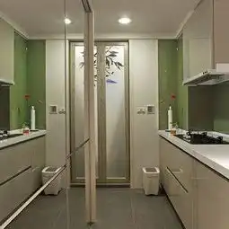  大盒子别墅装饰厨房装修效果图展现,不一样的设计