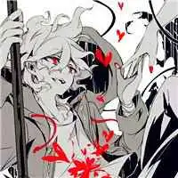  暗黑系头像动漫男微信头像图片大全