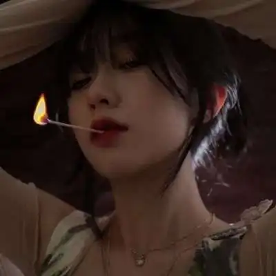  高清很丧的头像女抑郁