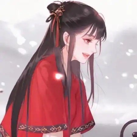 蓝色系情侣古风头像霸气