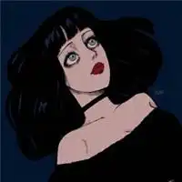  暗黑系头像女高冷微信头像图片大全