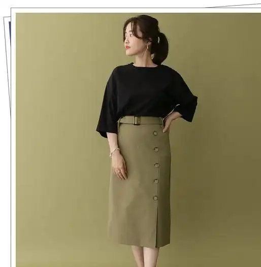 绿色半身裙怎么配上衣15种日系搭配,打造休闲轻熟风 绿色半身裙怎么配上衣15种日系搭配,打造休闲轻熟风