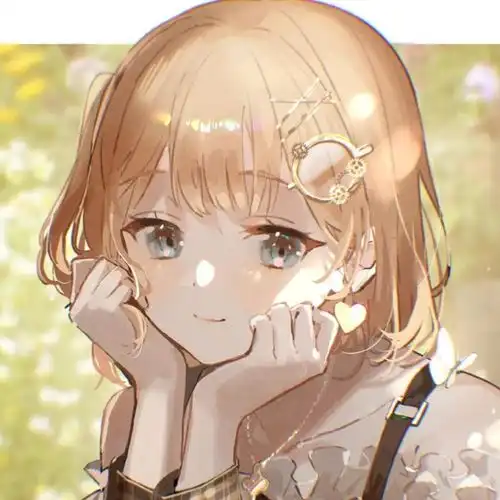  动漫女头香草味的甜系女孩