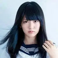  齐刘海中长发女生头像微信头像图片大全