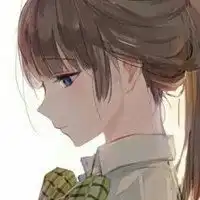  好看女生卡通忧郁头像有点忧郁的卡通女生头像