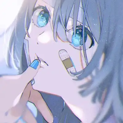 蓝色系手绘动漫优质女头集穿过这卡通动漫头像我要个性网 蓝色系手绘动漫优质女头集穿过这卡通动漫头像我要个性网