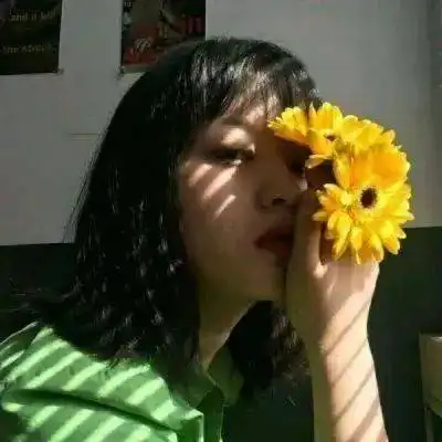  绿色可爱系列女生头像集