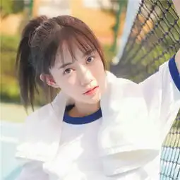 甜美系女头像侧脸快手