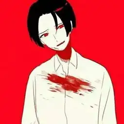  樱奈红色系动漫男生头像
