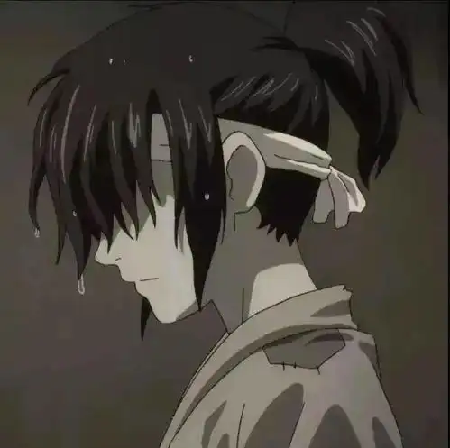  黑色系列丧系男头
