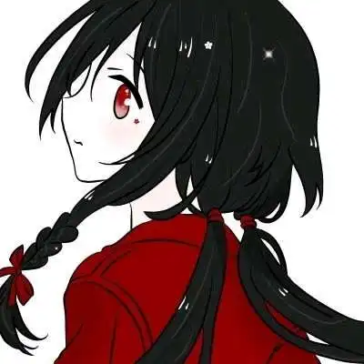  如辰ins优质动漫红色系女头这卡通动漫头像我要个性网