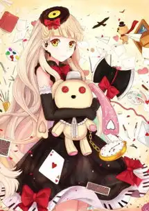  动漫二次元插画萌系女